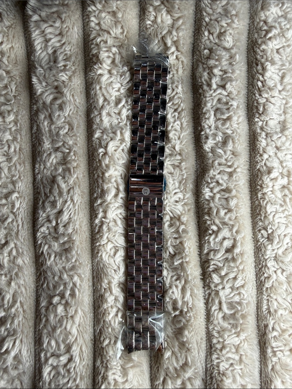 Michele Men's Silver Stainless Steel Watch Bracelet Band 01C20146